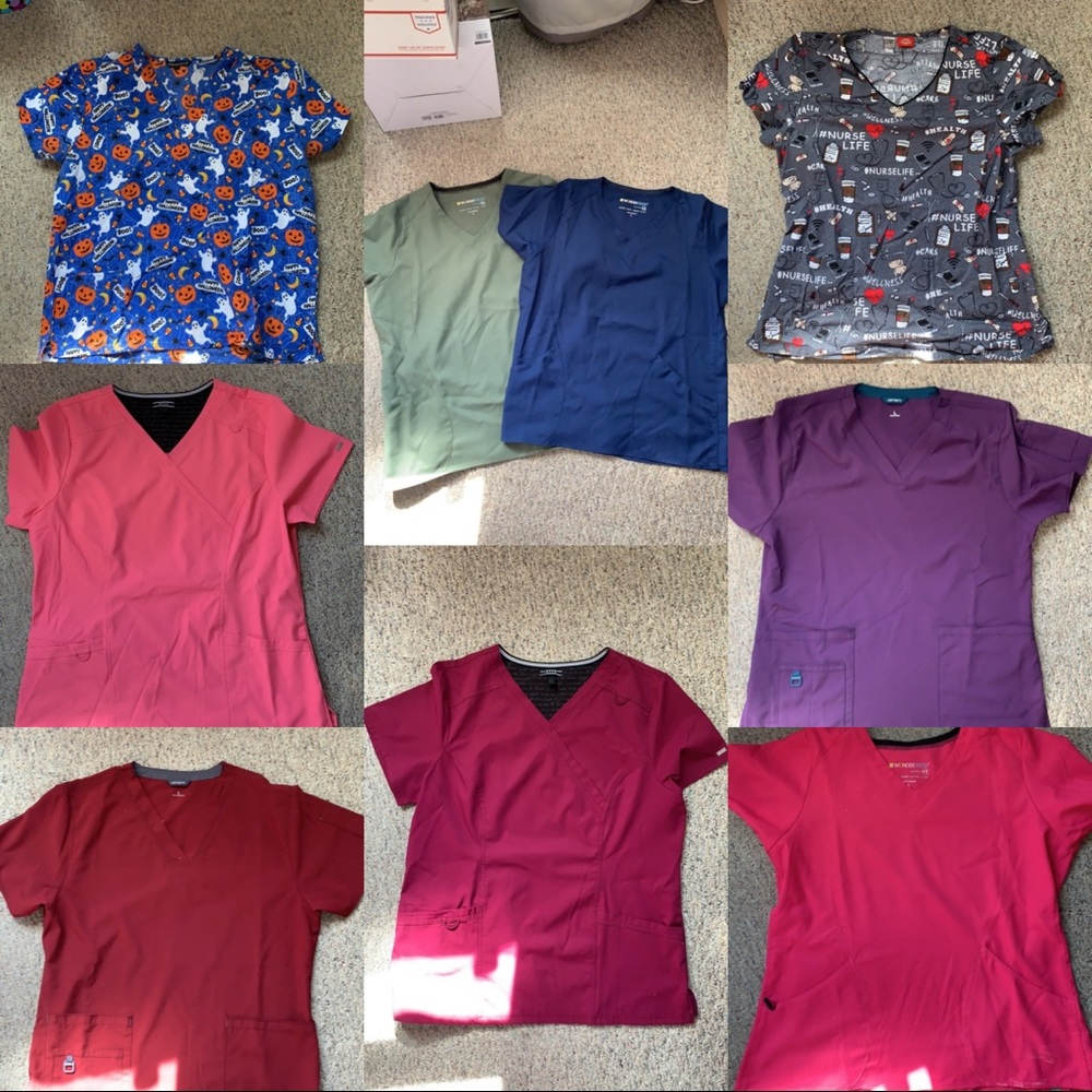 Women’s Scrub Top Bundle Size Large